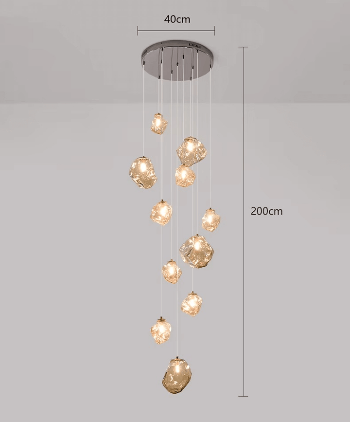 Moderne trappelys - LED-belysning