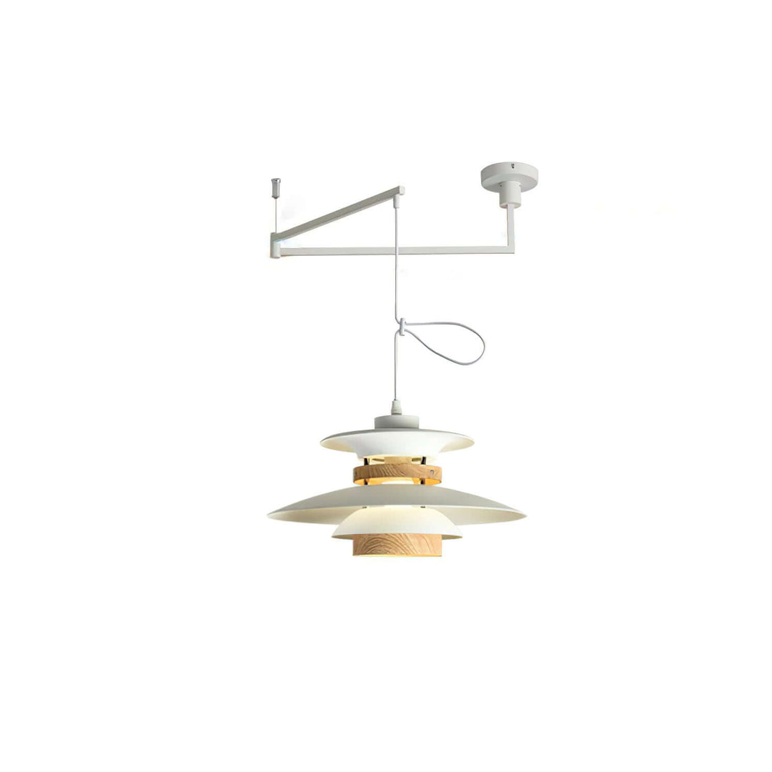 Moderne pendellampe med svingarm