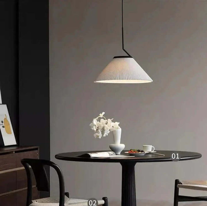 Nordisk Rynket Creme Pendel Lampe