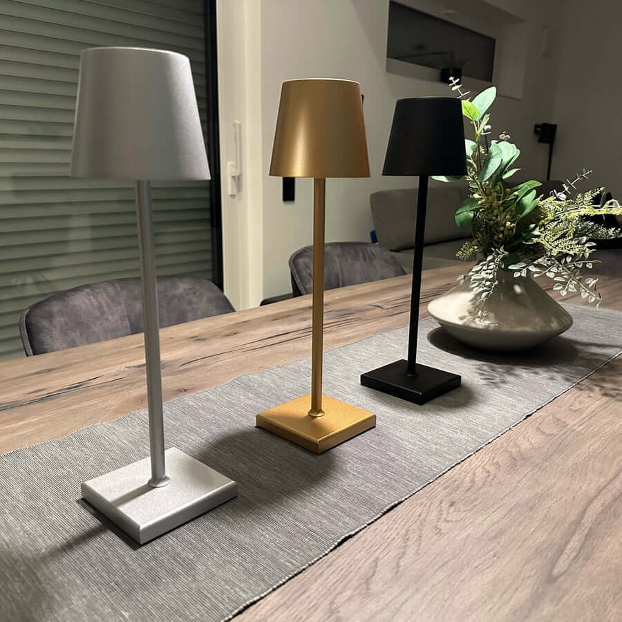 Trådløs LED-bordlampe moderne interiørlys