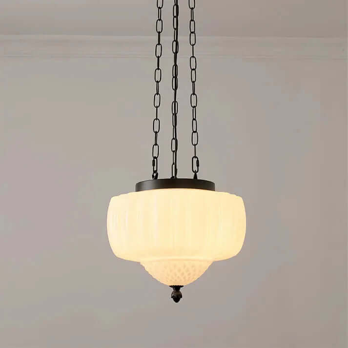 Moderne minimalistisk pendellampe i glas