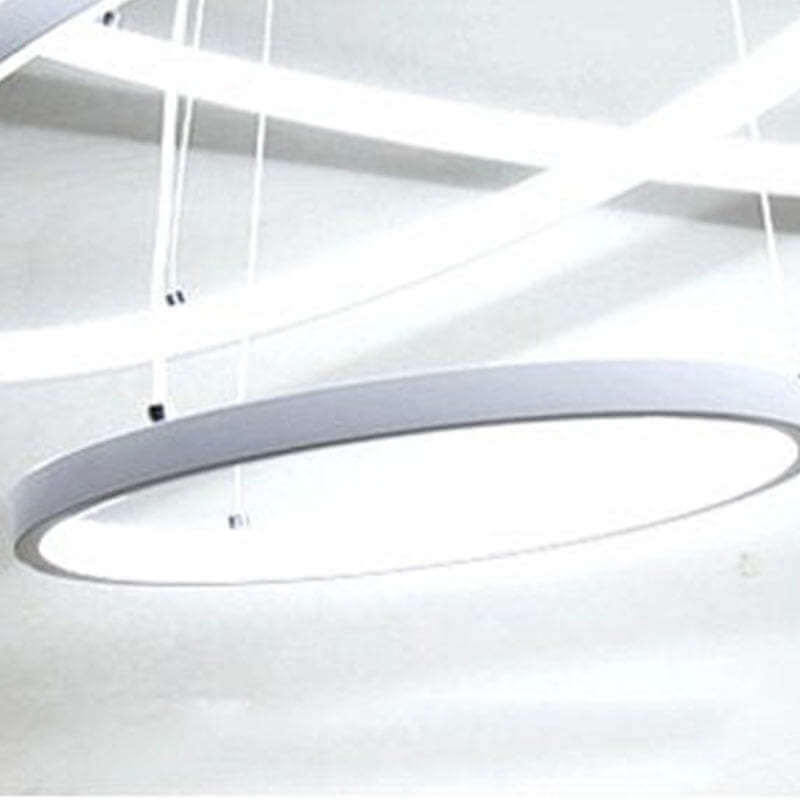 Moderne 3-ring LED loftslampe med fjernbetjening