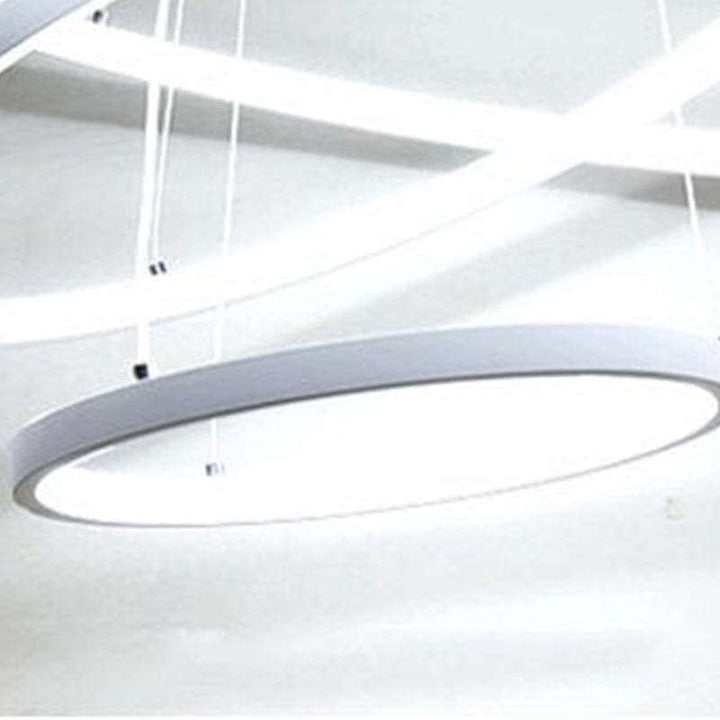 Moderne 3-ring LED loftslampe med fjernbetjening