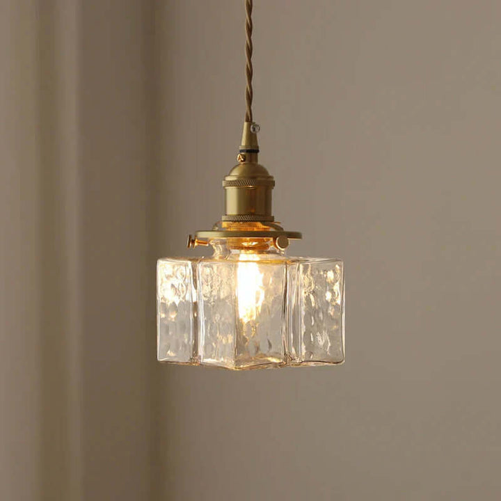 Moderne Pendellampe – Retro Glaslampe
