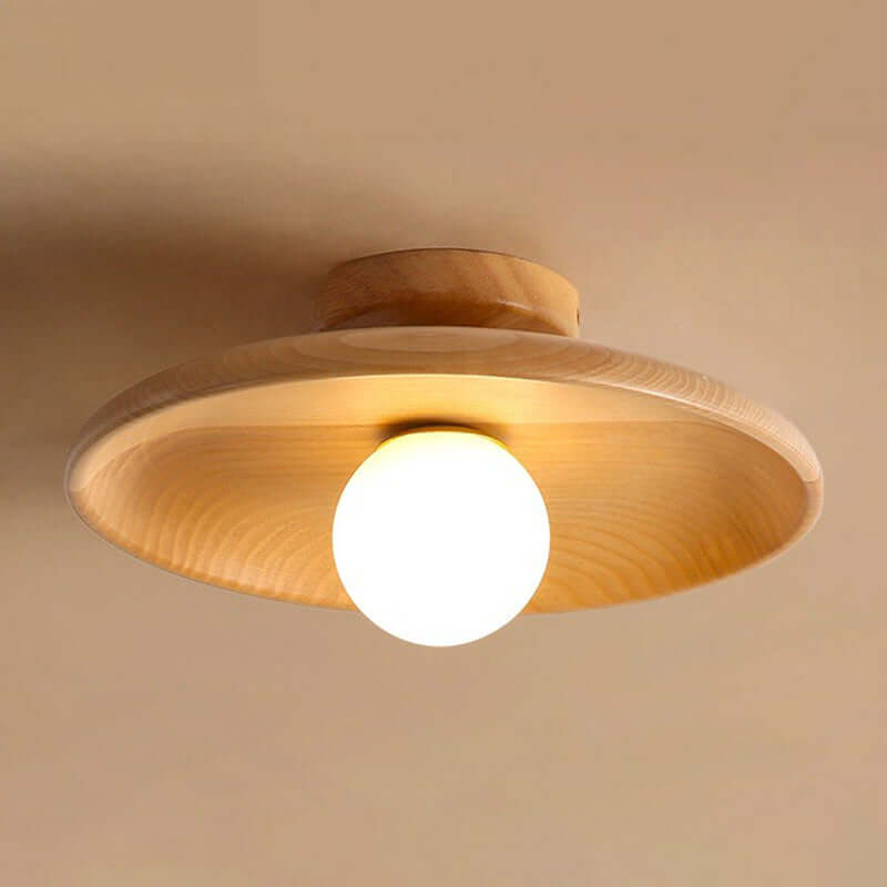 Lavloftet skålformet loftslampe