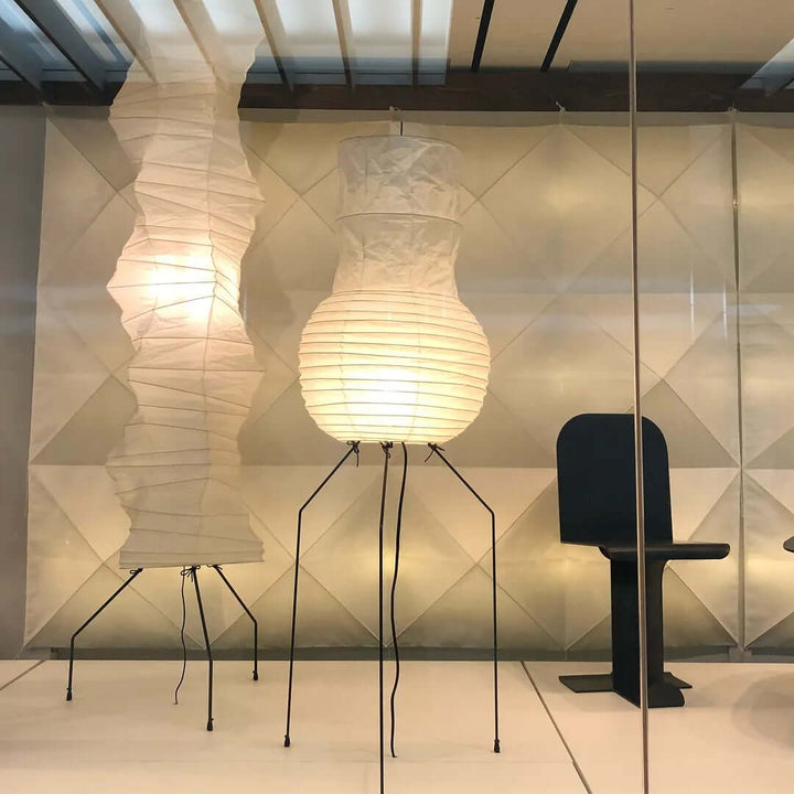 Lampadaire En Papier De Riz