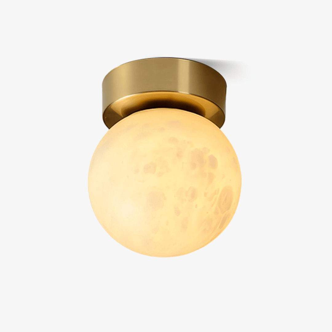 Måne lys alabaster loftlampe