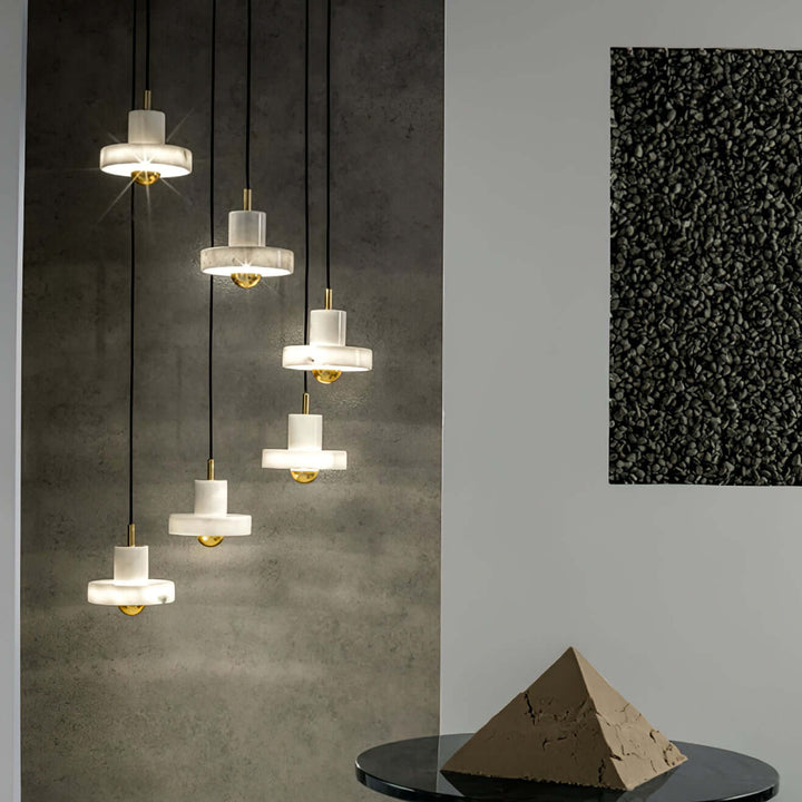 Marmoreret Aura Pendel Lampe