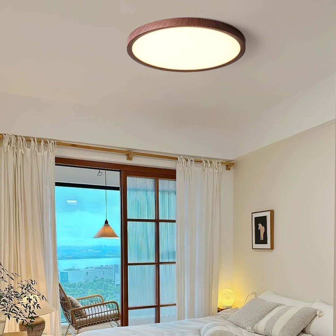Tynd cirkulær loftlampe
