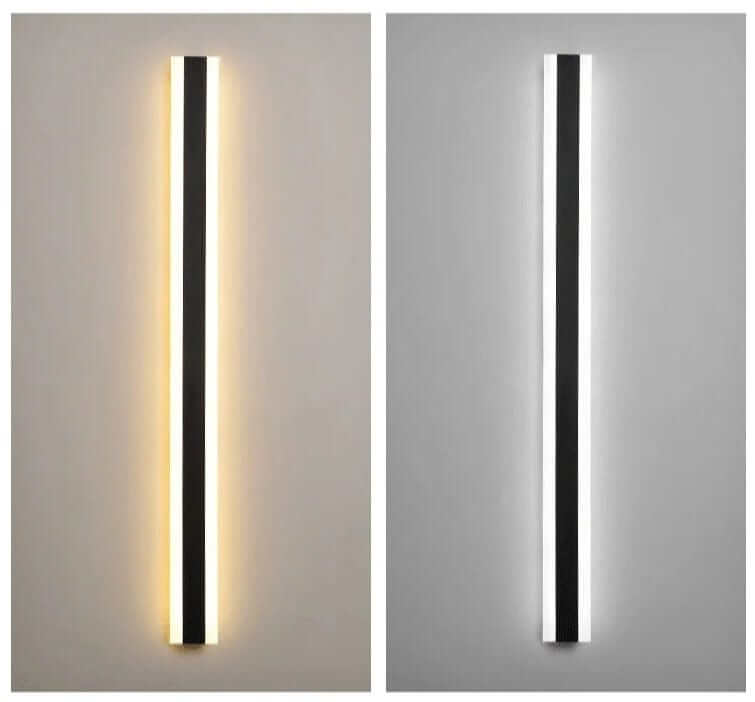 Moderne LED-væglampe - Stribet design