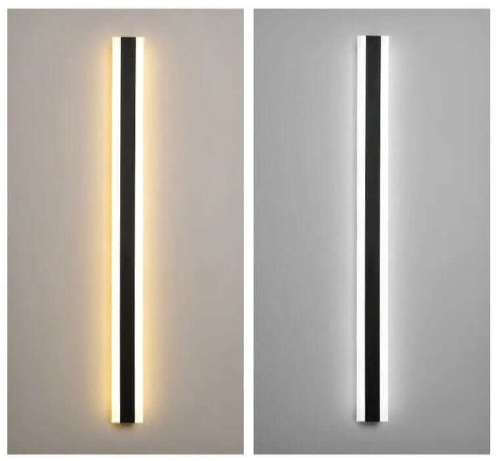 Moderne LED-væglampe - Stribet design