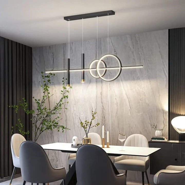 Moderne loftlampe til spisestuen