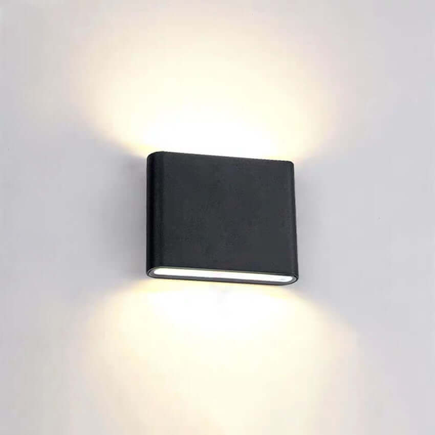 Moderni LED-ulkoseinävalaisin, vesitiivis, ylös-alas-valaistus