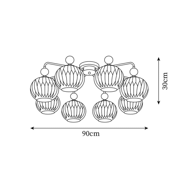 Moderne loftlampe