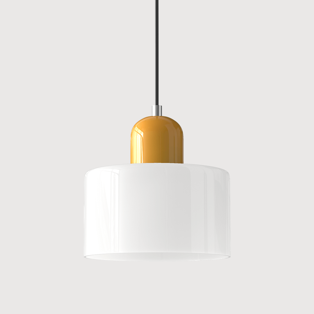 Moderni lasinen Bauhaus-tyylinen riippuvalaisin