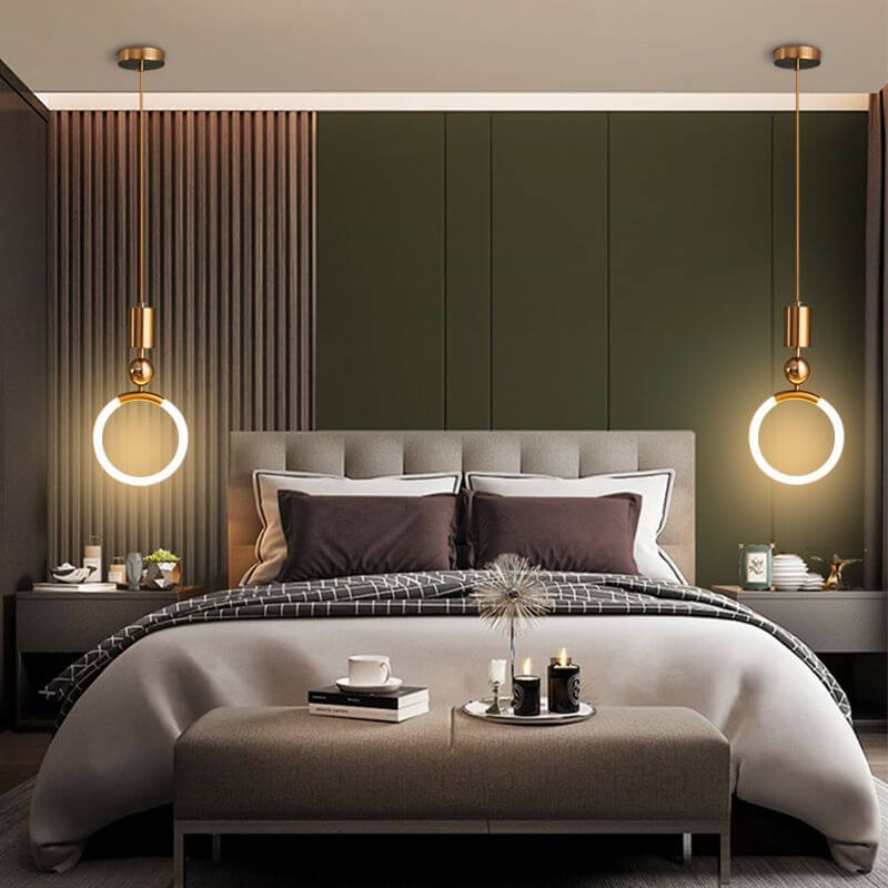 Moderne LED-pendellampe i skandinavisk stil
