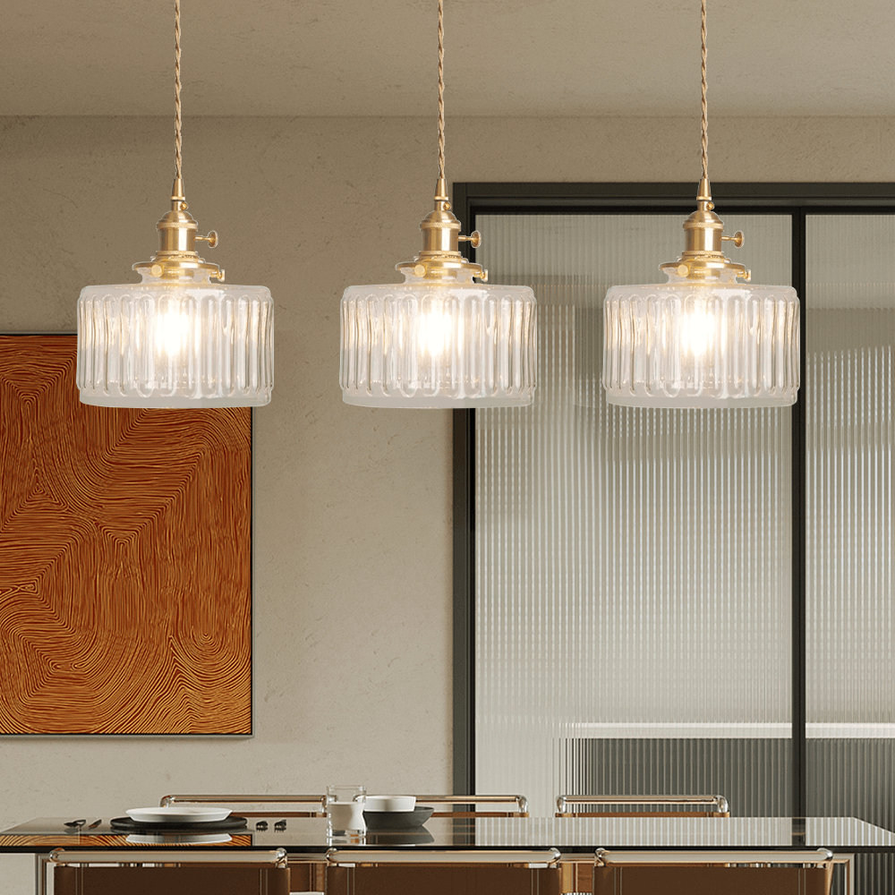 Vintage-stil glaspendel