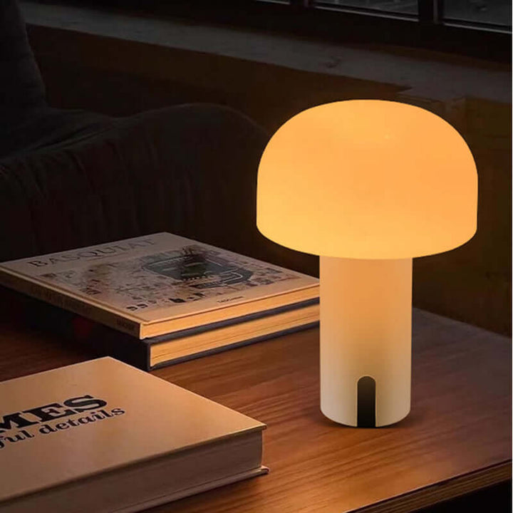 Moderne champignon bordlampe i europæisk design