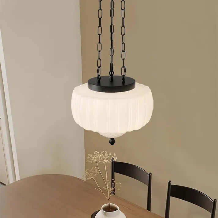 Moderne minimalistisk pendellampe i glas