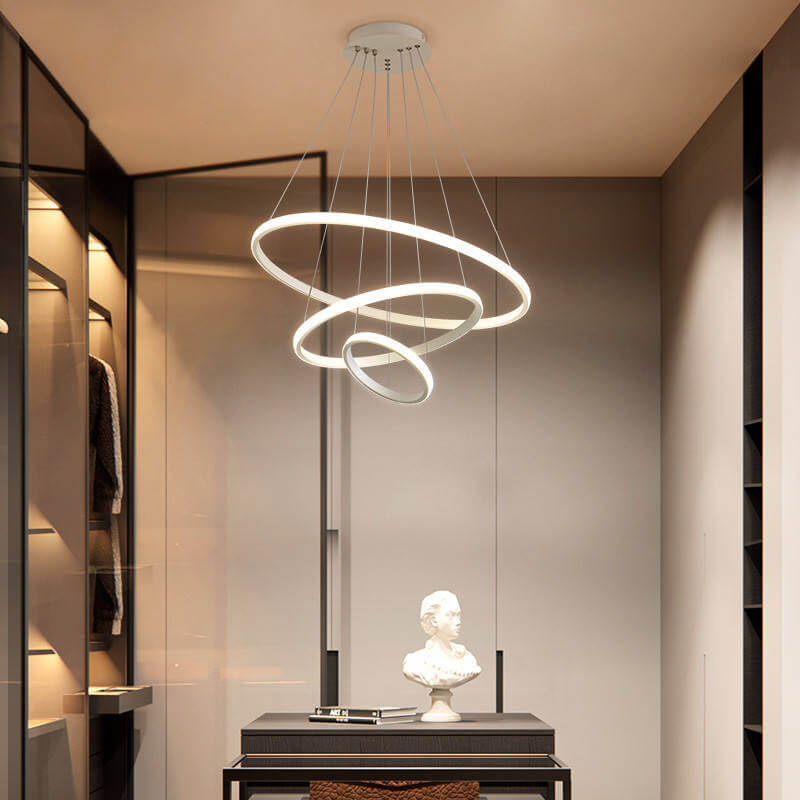 Moderne Loftlampe med 3 Ringe