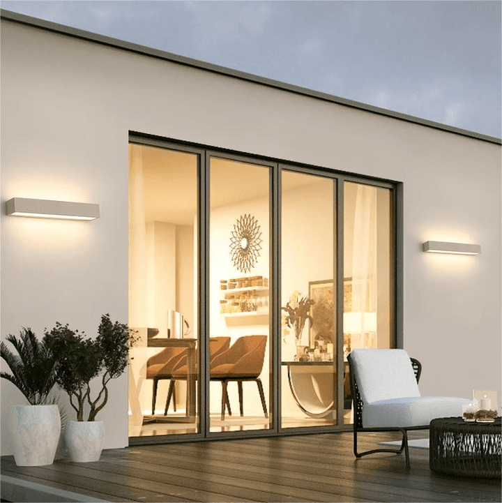 Moderne LED Udendørs Væglampe til Gård, Terrasse, Balkon