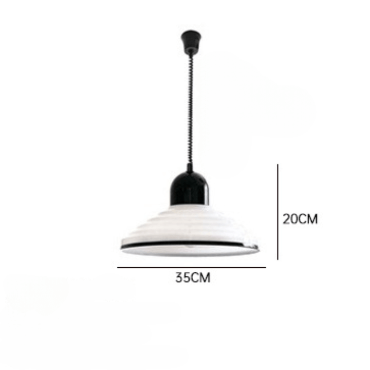 Lampe Pendante À Vent En Verre Crème Français