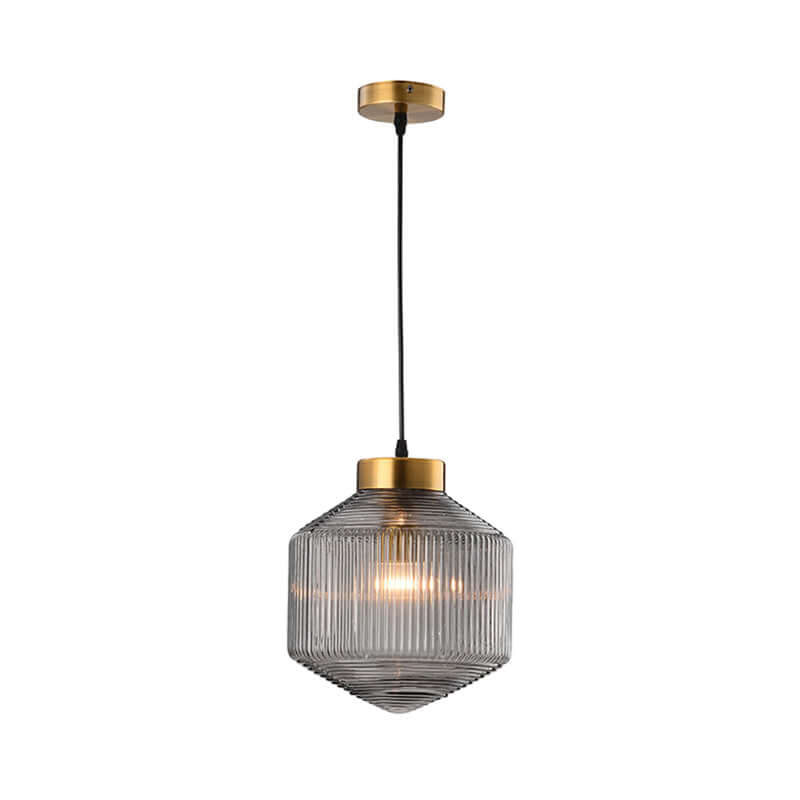 Moderne Pendellampe med Glasskjerm