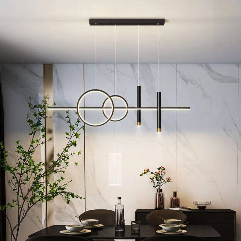 Moderne loftlampe til spisestuen