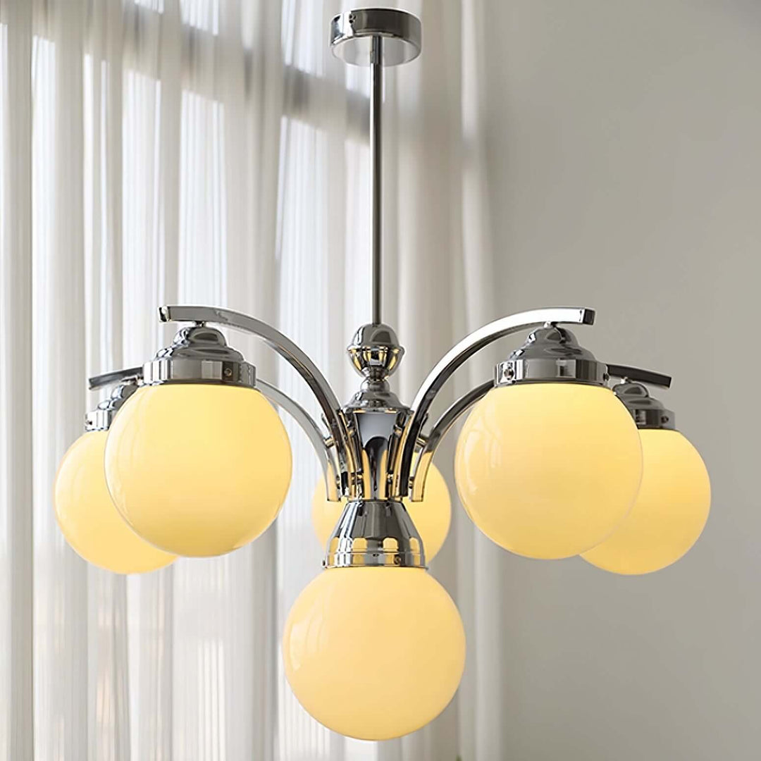 Retro Salamanca Kroonluchter Rond Glas Licht