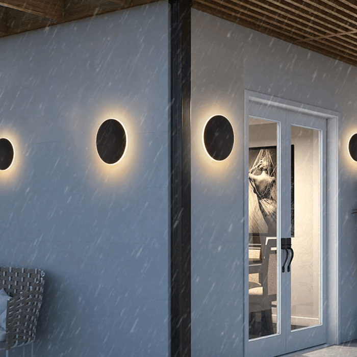Minimalistisk LED-udendørs væglampe