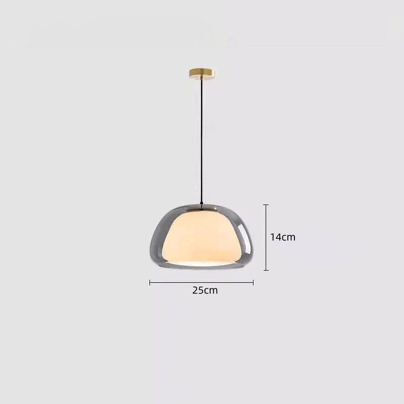 Moderne mælkeglas pendel - Stilfuld lampe til hjemmet