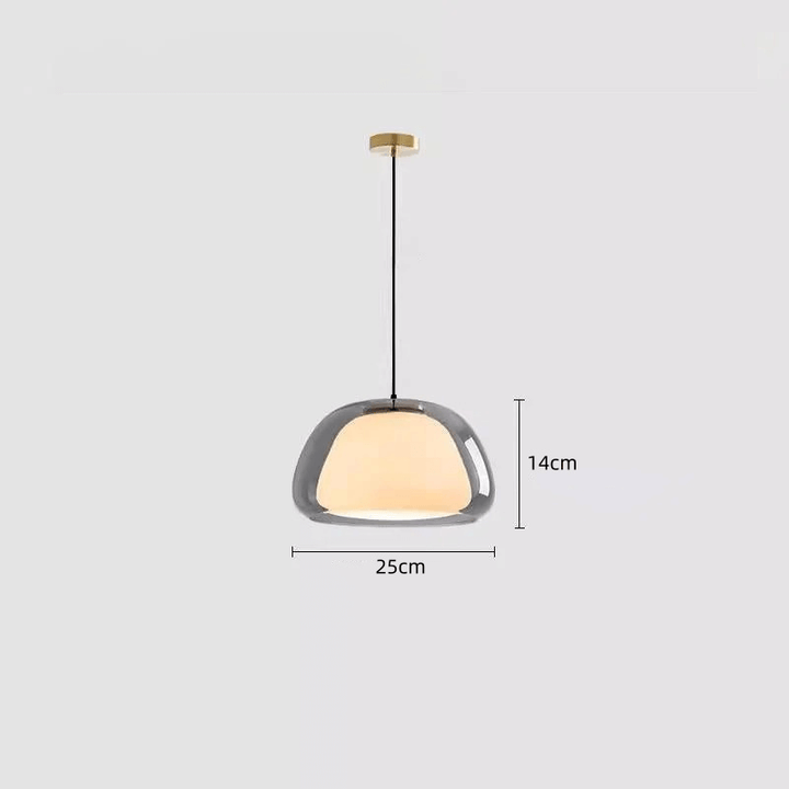 Moderne mælkeglas pendel - Stilfuld lampe til hjemmet