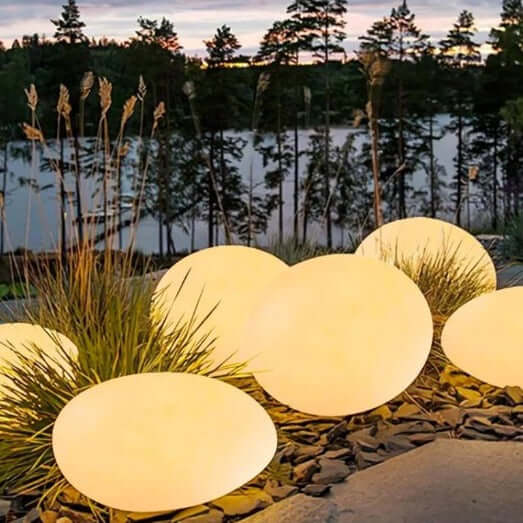 Udendørs havebelysning - Cobblestone lampe