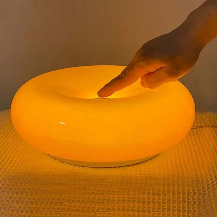 Bauhaus donut væg- og bordlampe