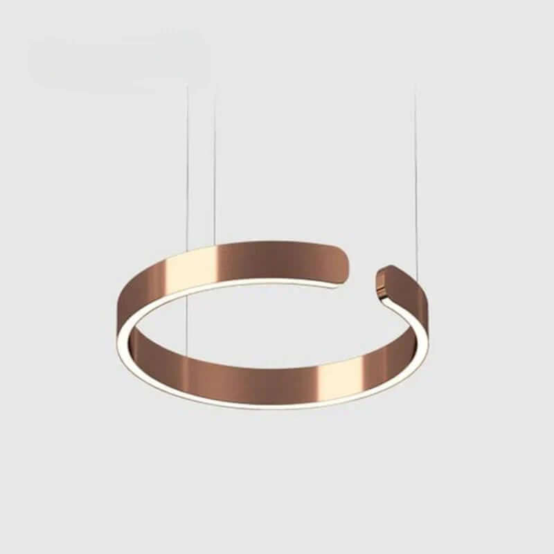 Moderne LED-cirkel loftlampe - stilfuld belysning til hjemmet