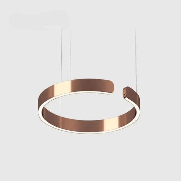 Moderne LED-cirkel loftlampe - stilfuld belysning til hjemmet