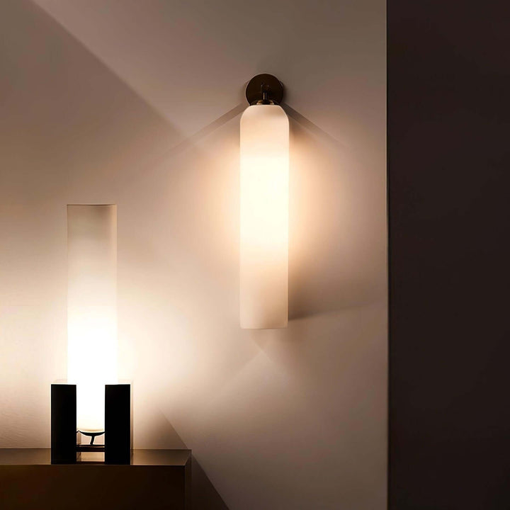 Moderne glas væglampe
