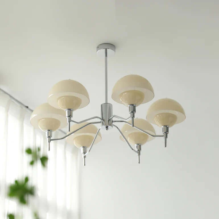 Fransk Boble Loftslampe Guld Hvid - Størrelse Detalje
