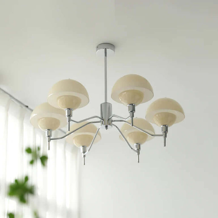 Fransk Boble Loftslampe Guld Hvid - Størrelse Detalje
