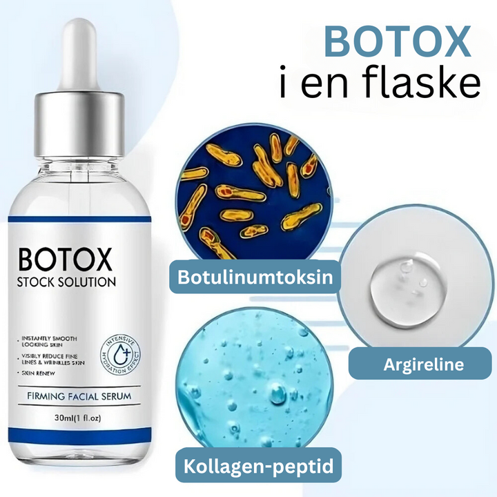 Nærbillede af effektivt anti-age serum. Giver ung hud og forbedrer ansigtets udseende.