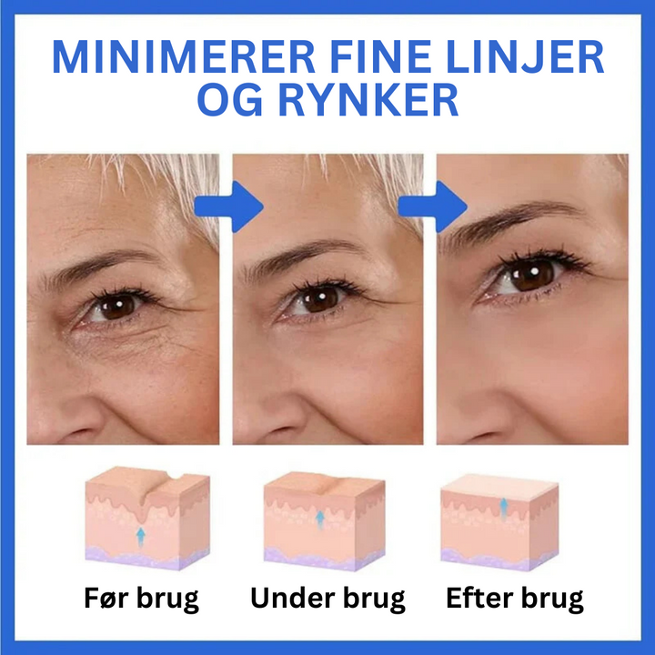 Kraftfuldt serum mod rynker. Fugter og giver ansigtet nyt liv med opstrammende effekt.