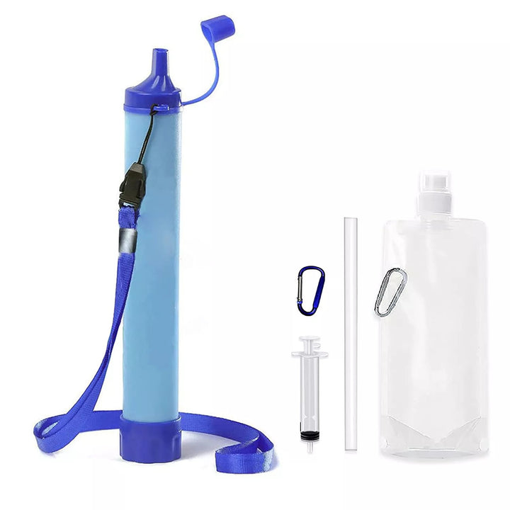 Kompakt vandfilter til friluftsliv; rens dit drikkevand let under camping og vandreture.