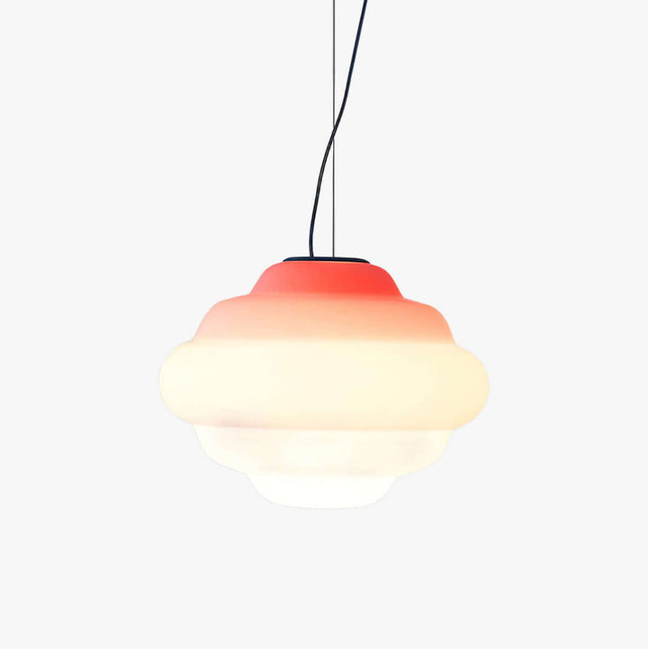 Moderne pendellampe med gradient farve
