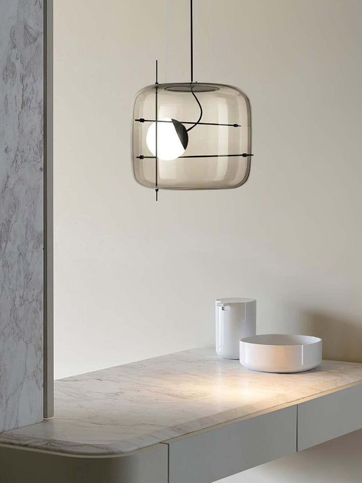 Stilfuldt design af den moderne glas pendel