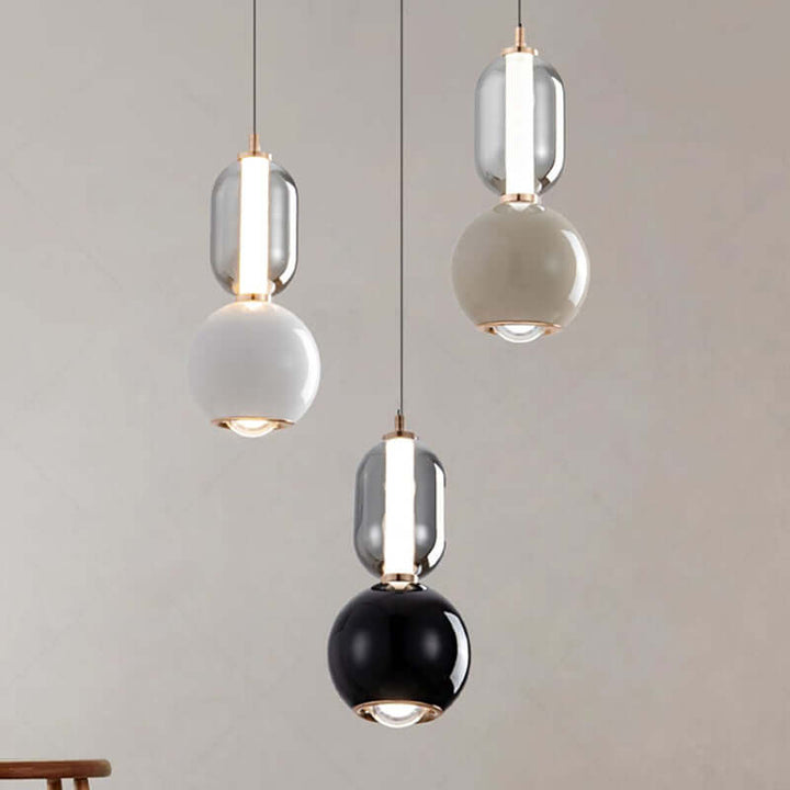 Nordisk Kreativ Jern Glas Pendel