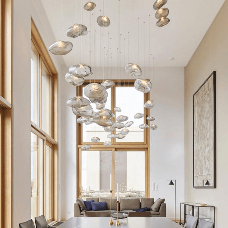 Moderne glas pendel