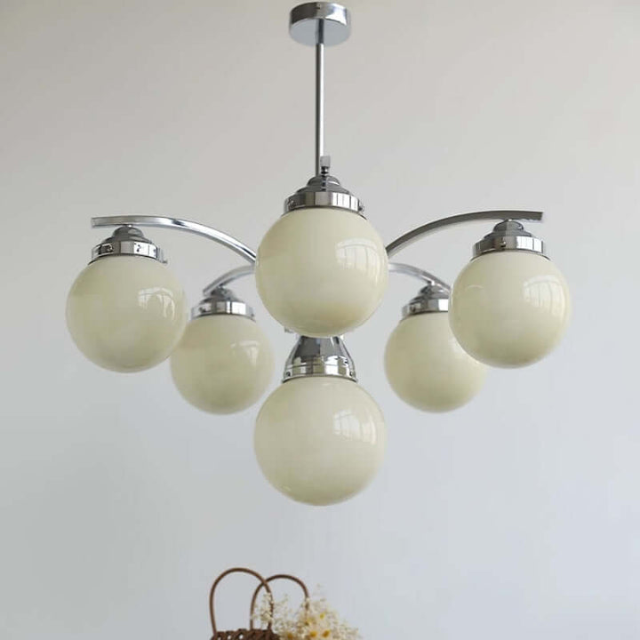 Retro Salamanca Kroonluchter Rond Glas Licht