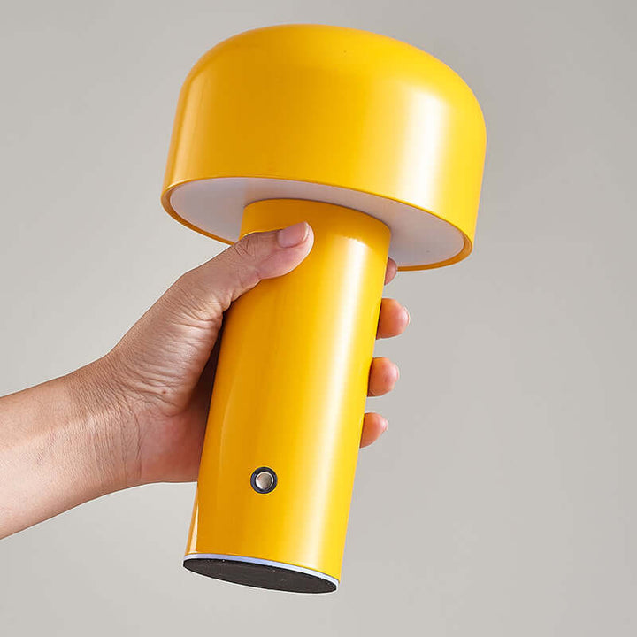 Trådløs bordlampe, italiensk champignon design
