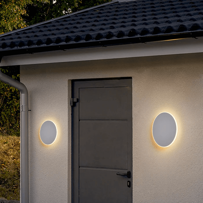 Minimalistisk LED-udendørs væglampe