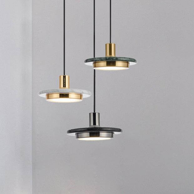 Moderne Pendel med Marmor i Sort